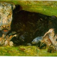 Van Gogh Lying Cow