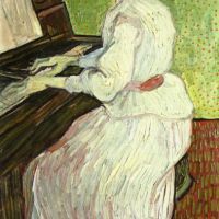 Van Gogh Mademoiselle Gachet al piano