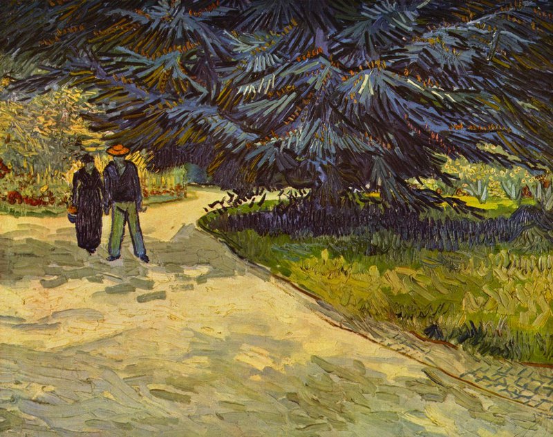 Van Gogh Park Arles canvas print