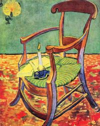 لوحة Van Gogh Paul Gauguin S Chair مطبوعة على القماش