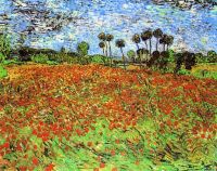 Van Gogh Poppy Fields canvas print