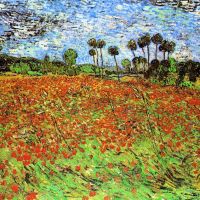 Campos de amapolas de Van Gogh