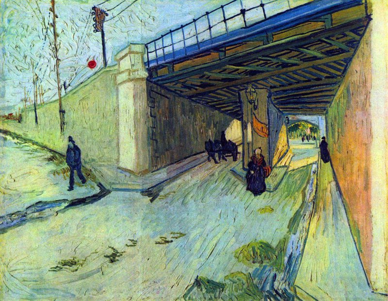 Van Gogh Railway Bridge On The Road To Tarascon canvas print