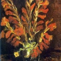 Gladiolos rojos de Van Gogh