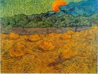 Van Gogh Rising Moon canvas print