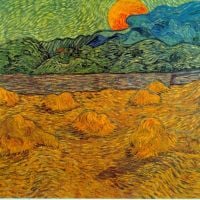 Luna creciente de Van Gogh