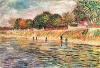 Van Gogh River Bank canvas print