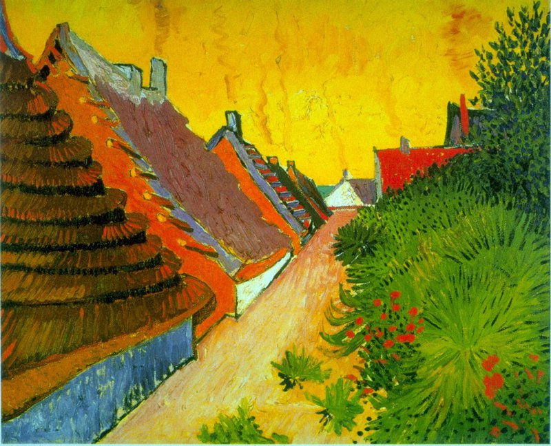 Van Gogh Saintes-maries canvas print