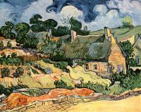 Van Gogh Shelters In Cordeville canvas print