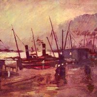 Van Gogh schepen in Antwerpen