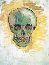 Van Gogh Skull canvas print