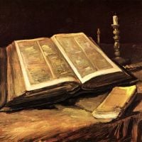 Van Gogh Bodegón con Biblia