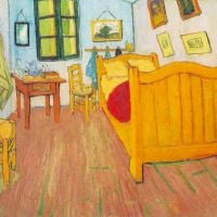 Van Gogh El dormitorio en Arles. Saint-Remy