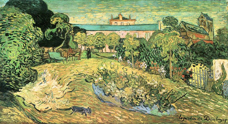 Van Gogh The Garden Of Daubigny canvas print