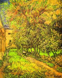 Van Gogh The Garden Of The Clinic Of Saint-remy canvas print