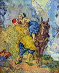 Van Gogh The Good Samaritan canvas print