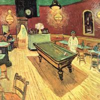 Van Gogh La cafetería nocturna en Place Lamartine en Arles