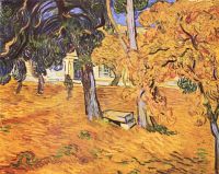 Van Gogh The Park Of St-paul Hospital In Saint-remy canvas print