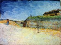 Van Gogh The Ramparts Of Paris 2 canvas print