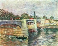 Van Gogh The Seine With The Pont De La Grande Jatte canvas print