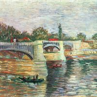 Van Gogh El Sena con el Pont De La Grande Jatte