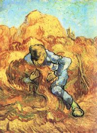 Van Gogh The Sheaf Binder canvas print