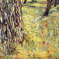 Van Gogh Tree Trunks