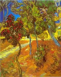 Van Gogh Trees canvas print
