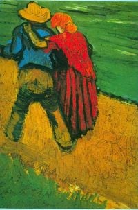Van Gogh Two Lovers canvas print