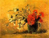 Van Gogh Vase With Carnations canvas print