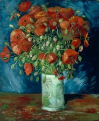 Van Gogh Vase mit roten Mohnblumen C. 1886