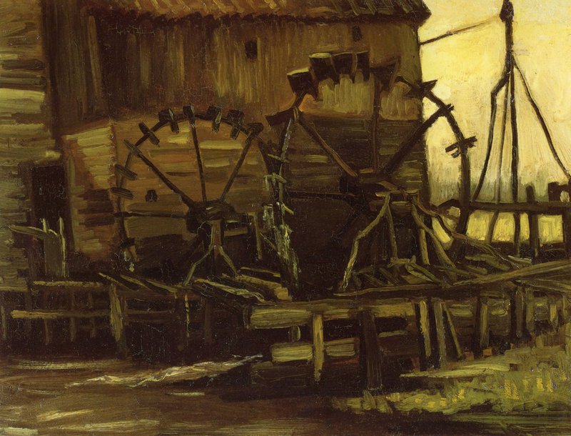 Van Gogh Waterwheels canvas print