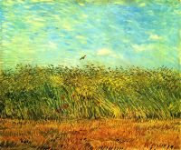 Van Gogh-Weizenfeld mit einer Lerche