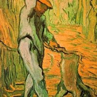 Leñador de Van Gogh después de mijo