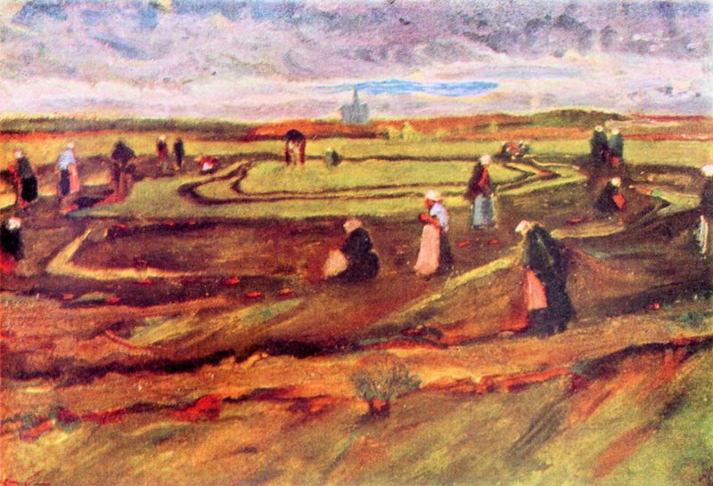 Van Gogh Workers canvas print