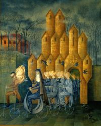 Varo Remedios Towards The Tower canvas print