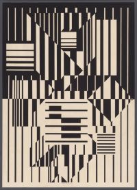 Vasarely Calcis 1959 canvas print