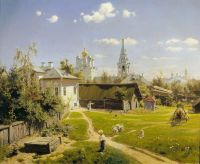 Vasily Dmitriyevich Polenov Moscow Yard 1878