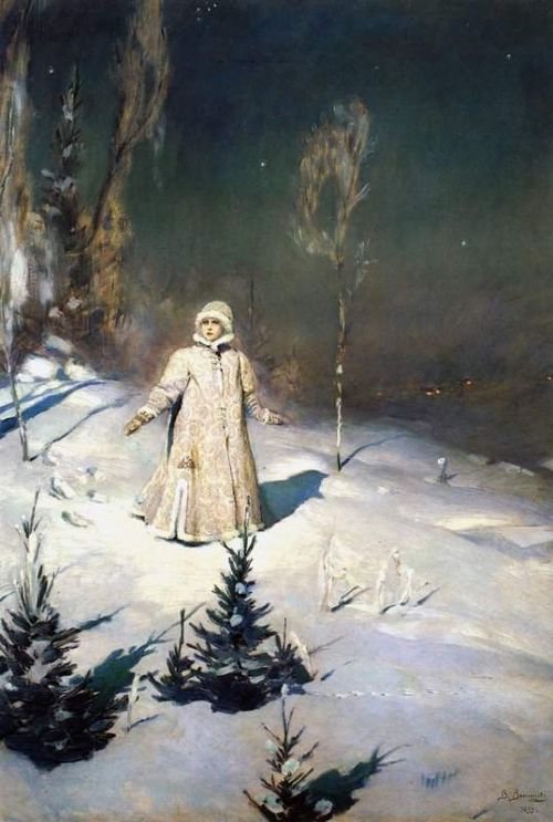 Vasnetsov Viktor Mikhaylovich Snow Maiden canvas print