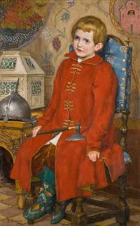 Vasnetsov Viktor Mikhaylovich Young Dreams 1918 1922 قماش مطبوع