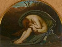 Vedder Elihu Magdalene weint 1901 Leinwanddruck