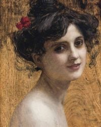Veith Eduard Portrait Of A Girl