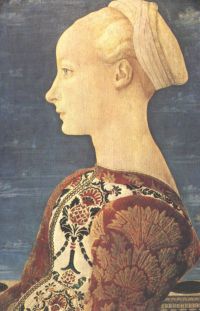 Veneziano Domenico Portrait Of A Young Woman canvas print