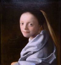 Vermeer-Studie einer jungen Frau
