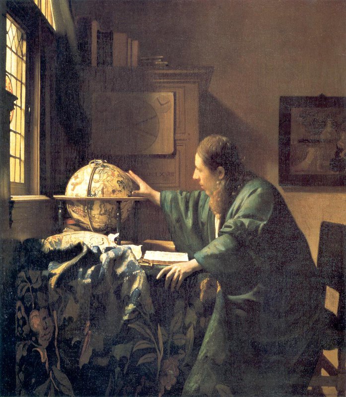 Vermeer The Astronomer canvas print