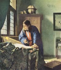 Vermeer The Geographer canvas print