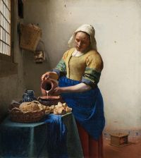 Vermeer The Milkmaid canvas print