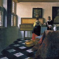Vermeer The Music Lesson