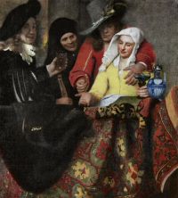 Vermeer The Procuress canvas print