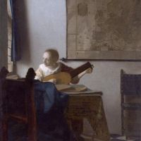 Vermeer Woman With A Lute
